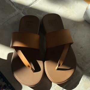 Brown Slide Sandals
